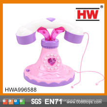 Classic For Girls B/O With Light And Sound Pink Color Funny Telephone